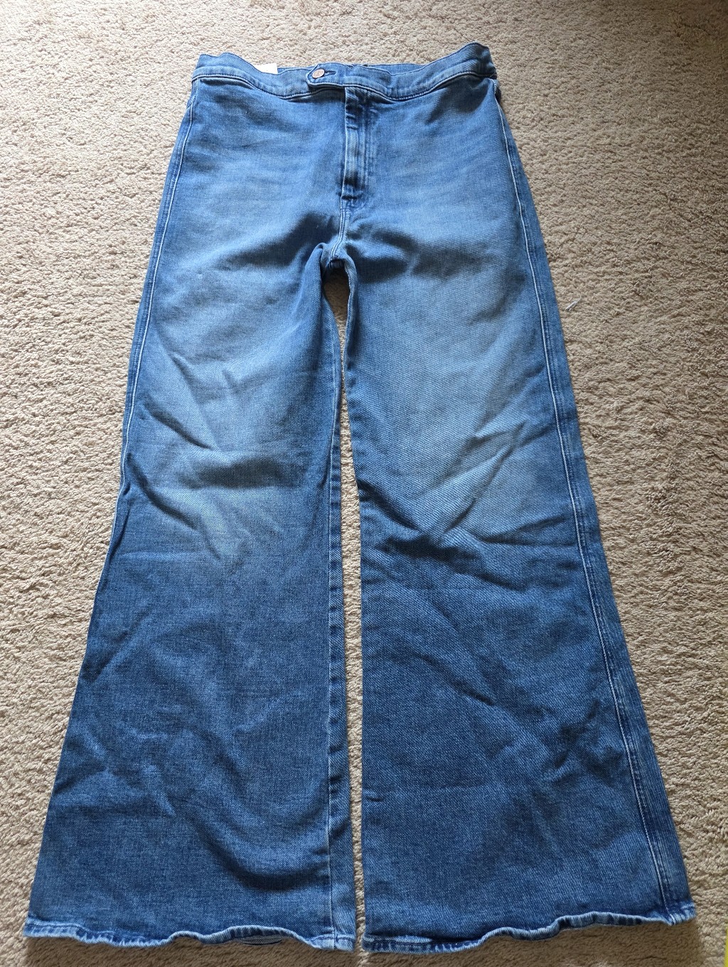 Mother Jeans Tab Roller Skim Wide Leg - Out Of Town 33